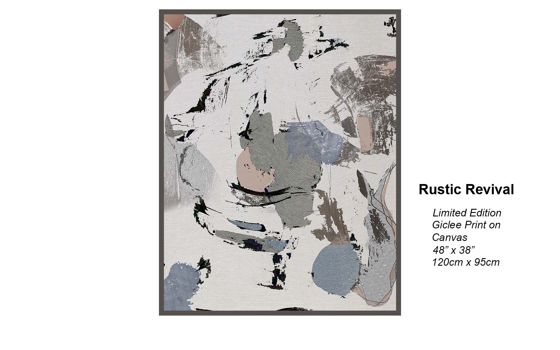 Rustic Revival – Modern Neutral Abstract | Okanagan Valley Local Art Canvas