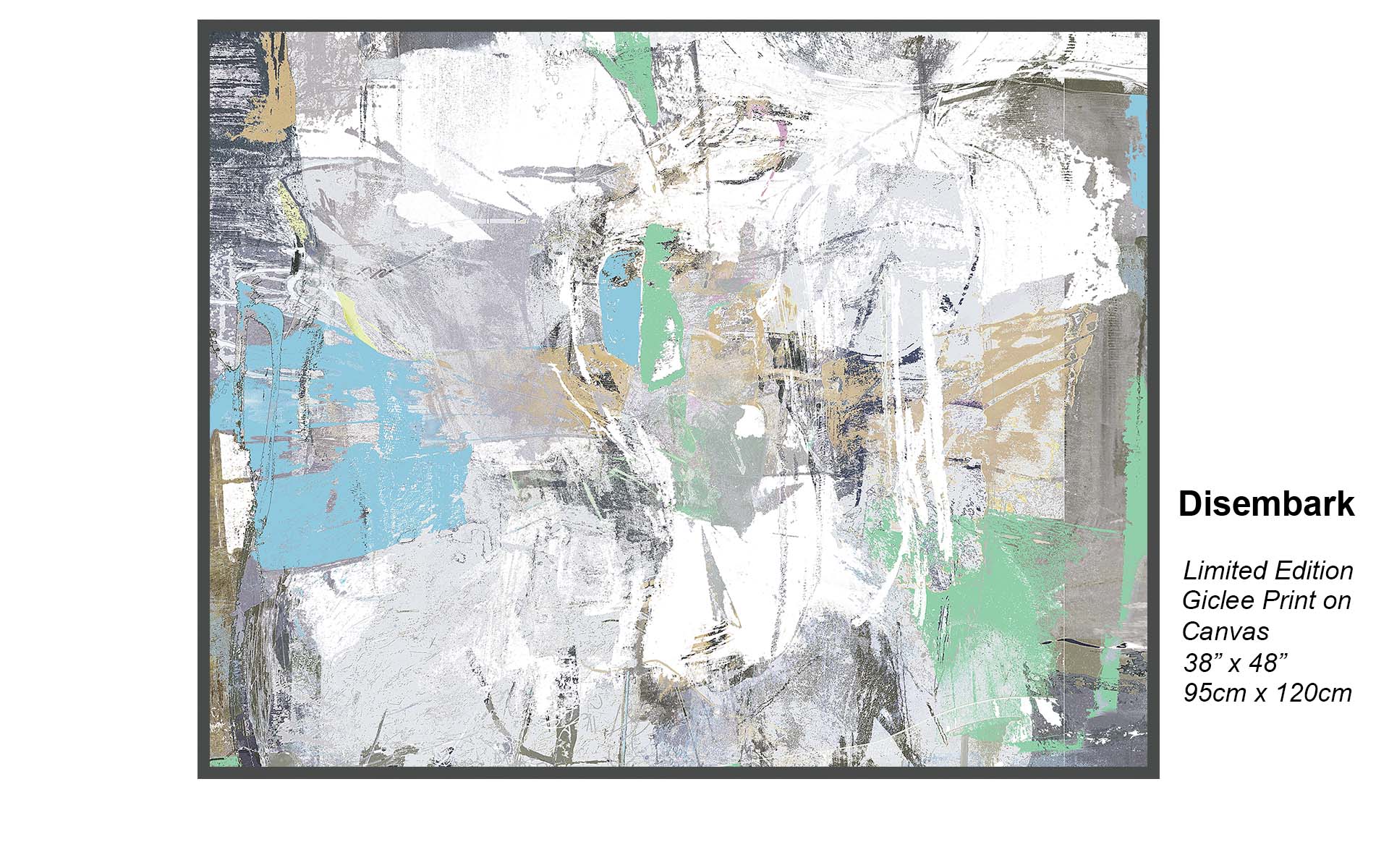 Disembark – Expressive Contemporary Abstract Art | Limited Edition Canvas
