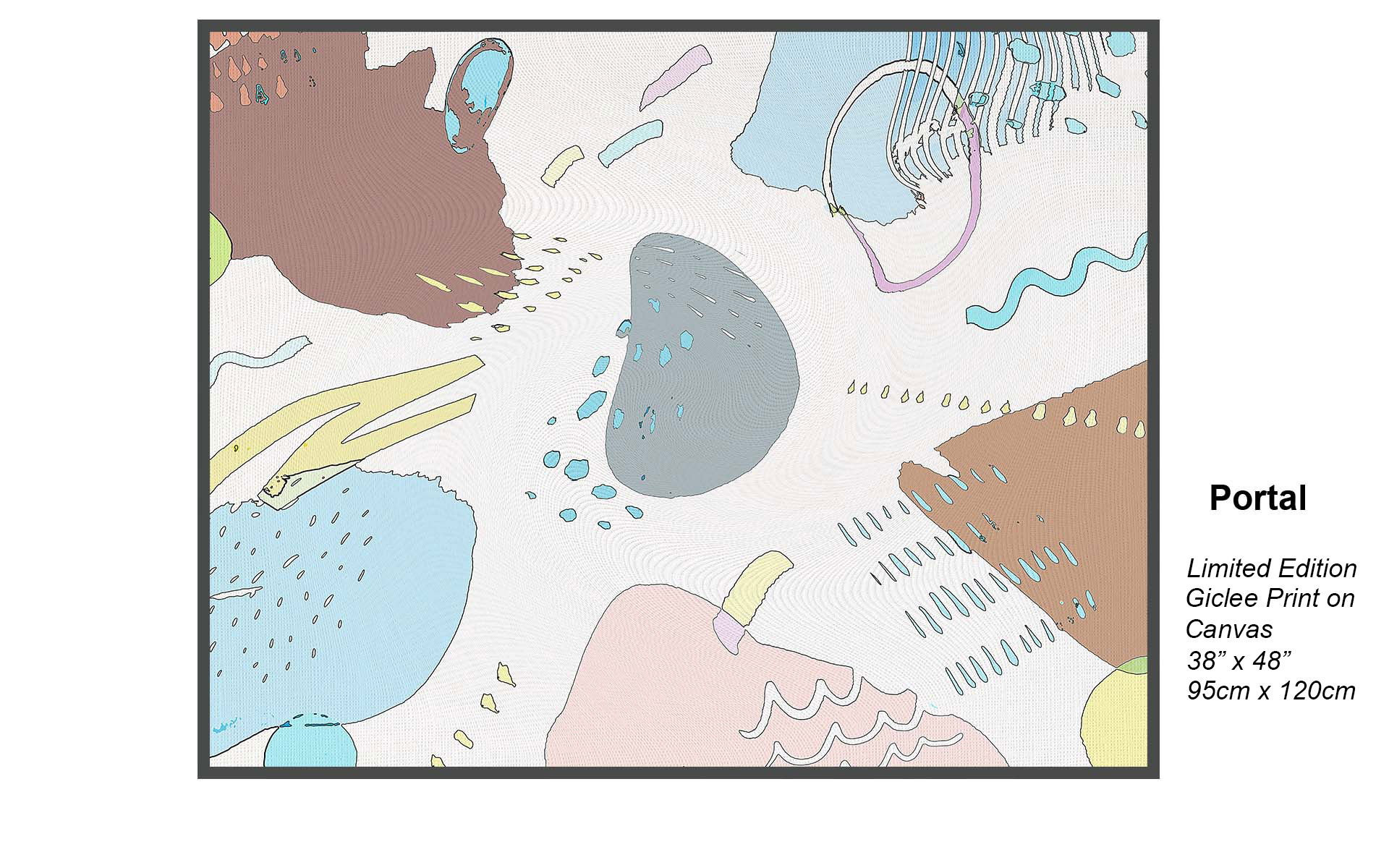 Portal – Modern Abstract Art Print | Limited Edition Giclée Canvas