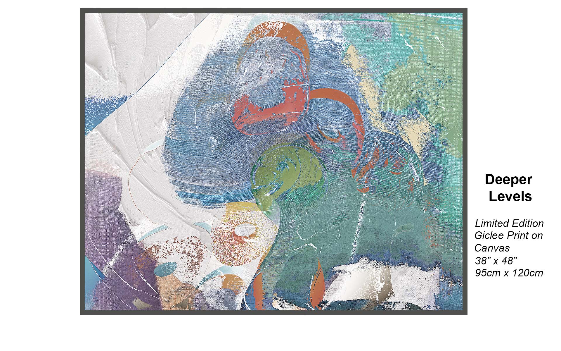 Deeper Levels – Textured Contemporary Abstract Art | Limited Edition Canvas