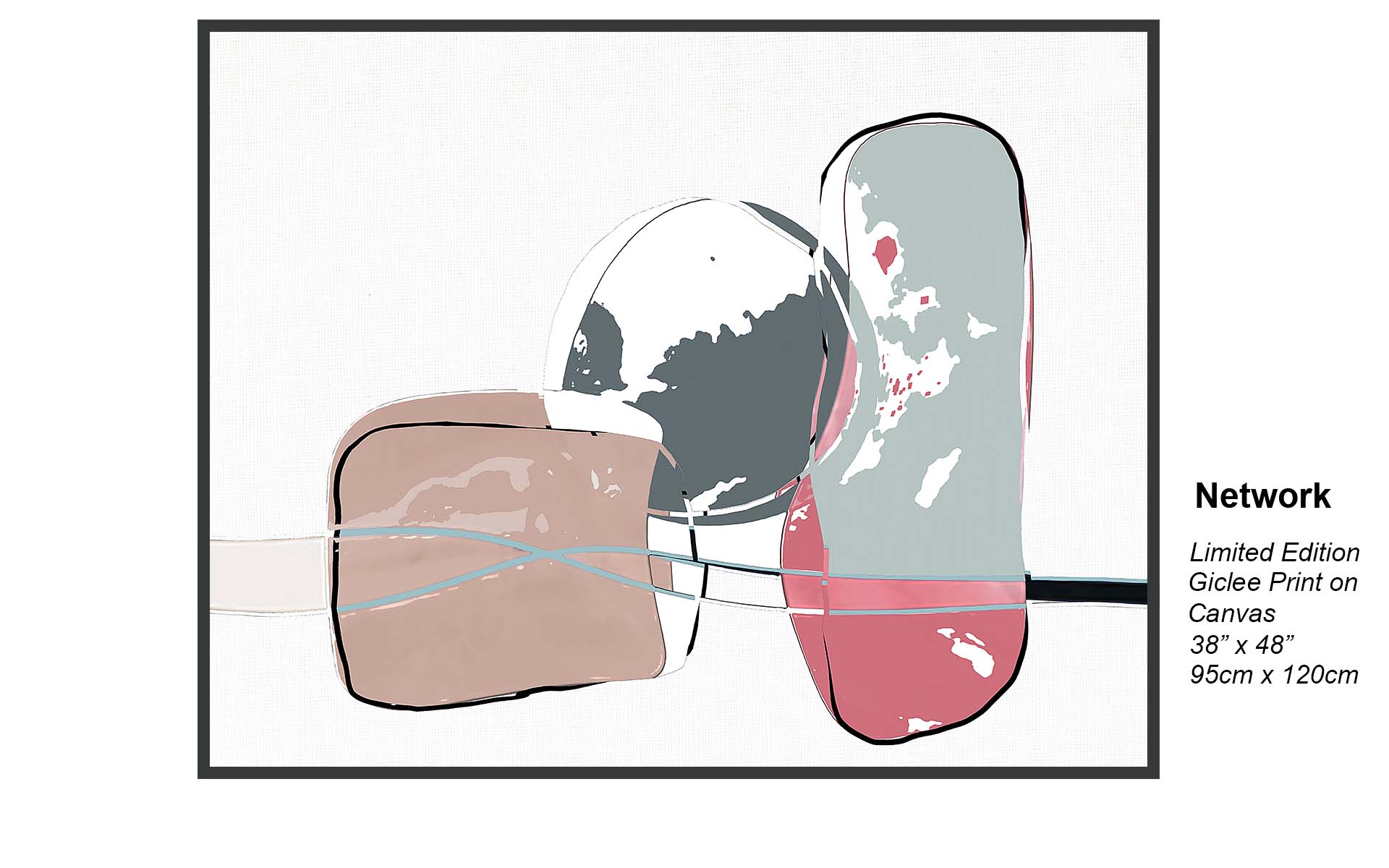 Network – Contemporary Abstract Art | Limited Edition Giclée Canvas Print