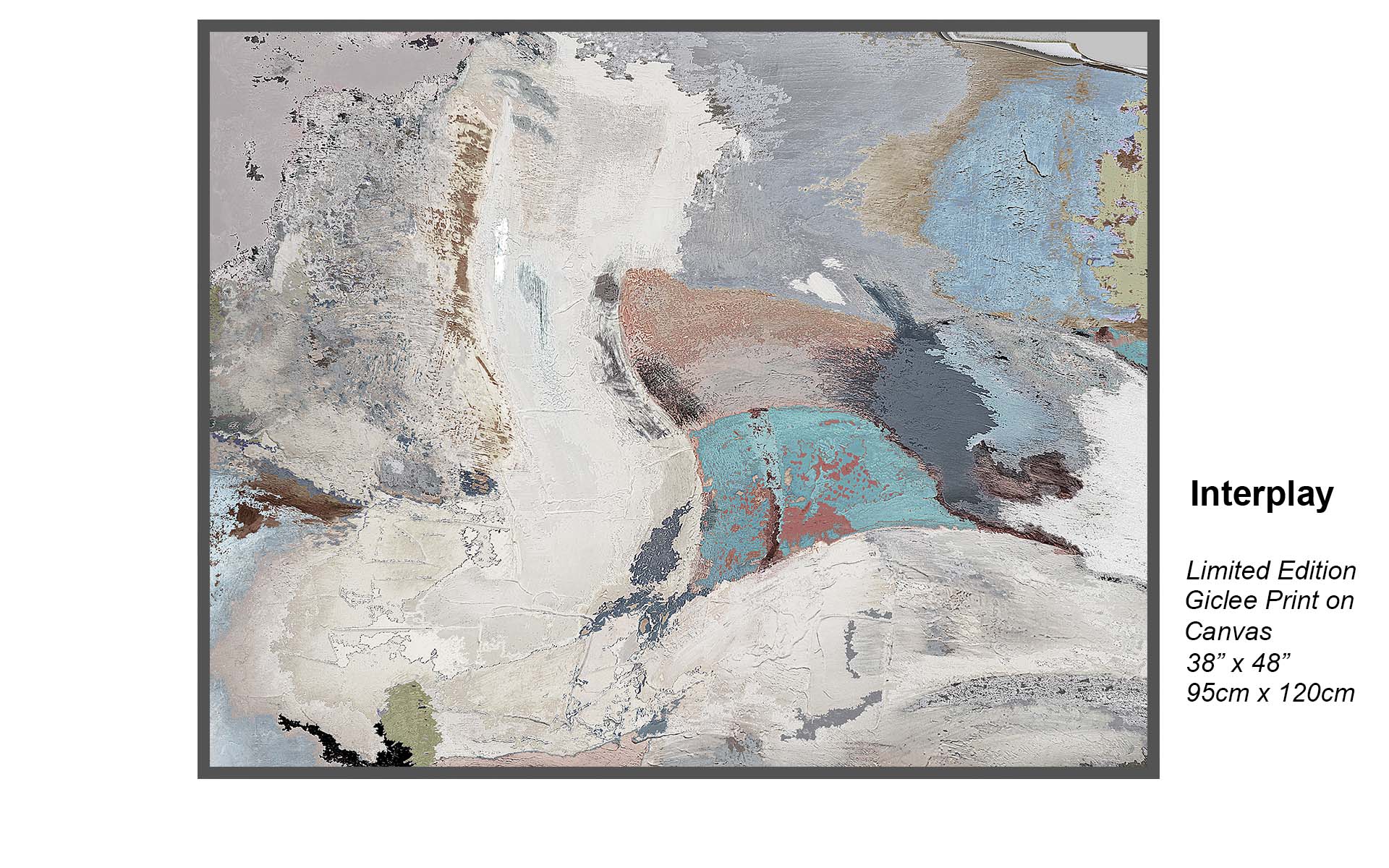 Projection – Vibrant Expressionist Abstract Canvas Art | Limited Edition Giclée Print 38” x 48”