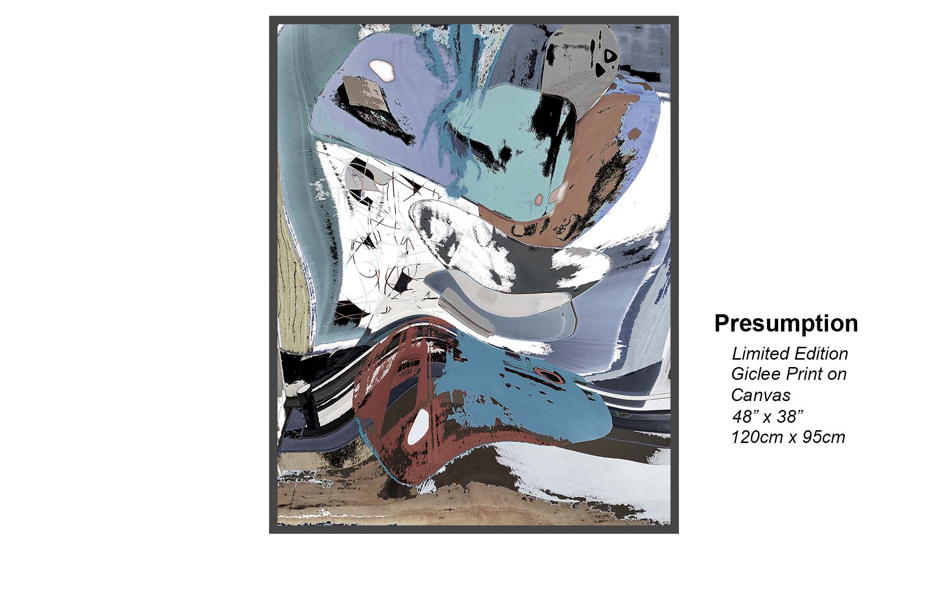 Presumption – Bold Contemporary Abstract Canvas Art | Limited Edition Giclée Print 48” x 38”