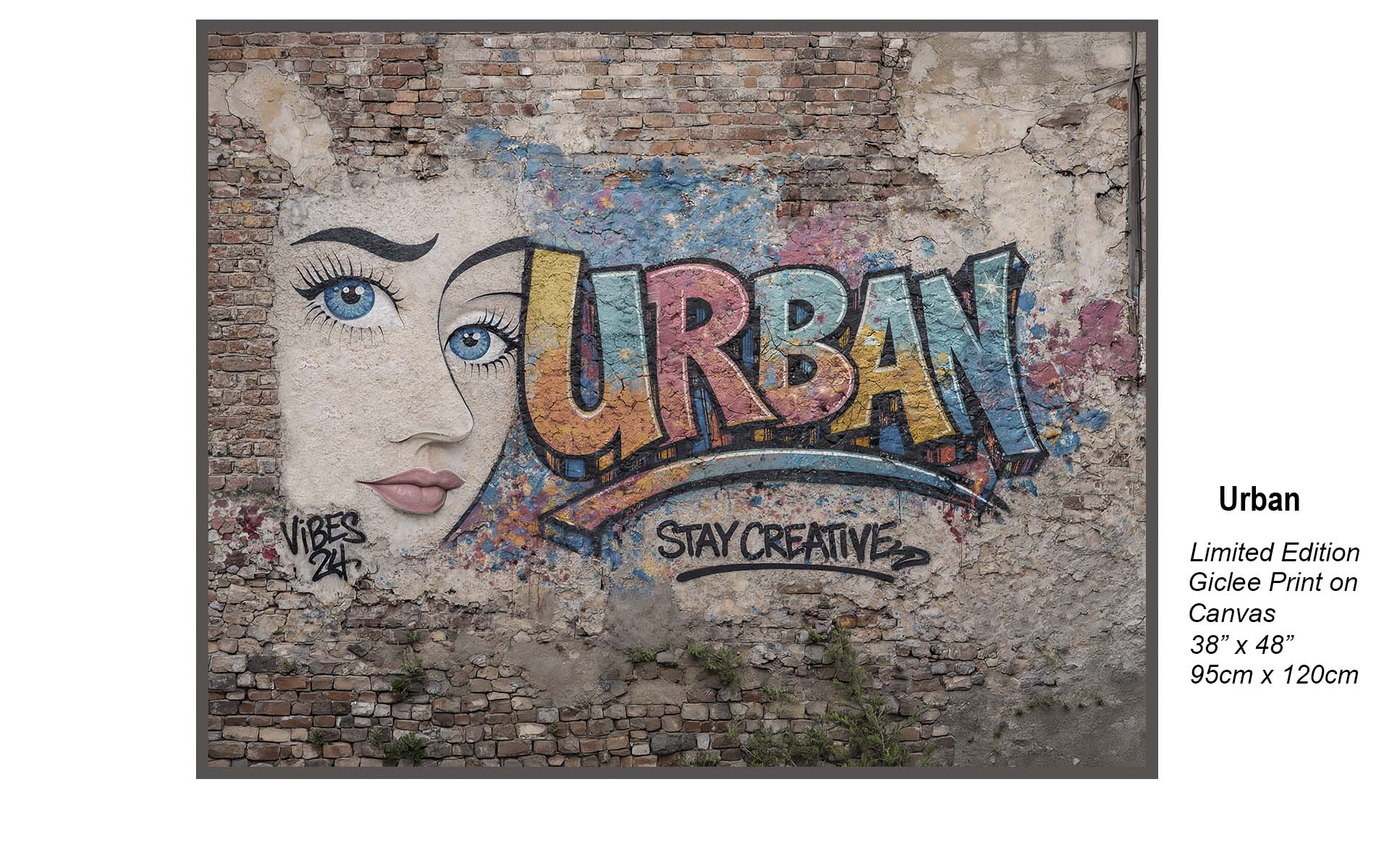 Urban – Street Art Graffiti Wall Canvas | Limited Edition Giclée Print