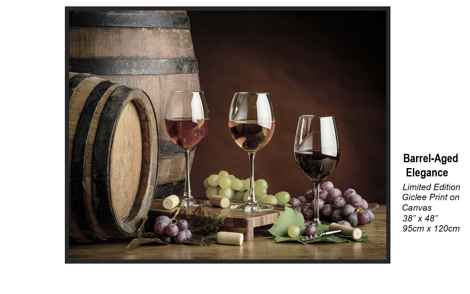 Barrel-Aged Elegance | Rustic Wine Cellar Art Inspired by Vineyard Traditions