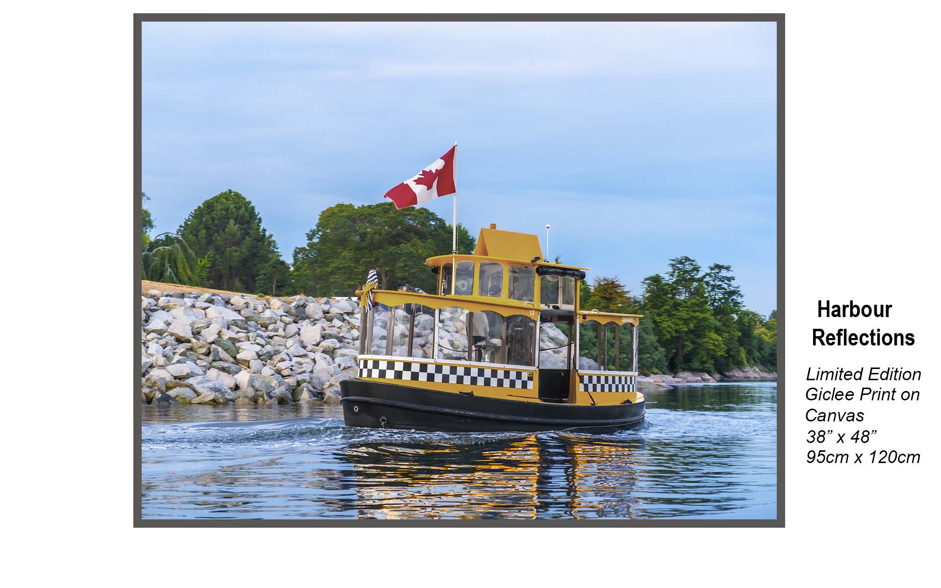 Harbour Reflections – Victoria Inner Harbour Water Taxi Art | British Columbia