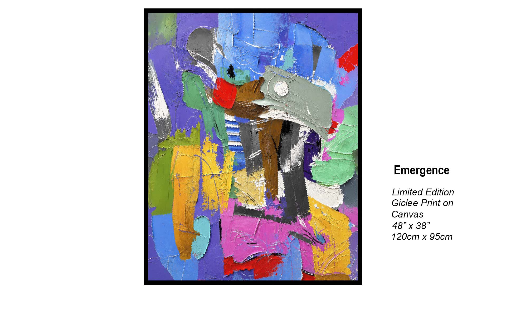 Emergence | Contemporary Heavy Impasto Abstract Canvas | Studio B Originals  Meta Description (150–160 characters)