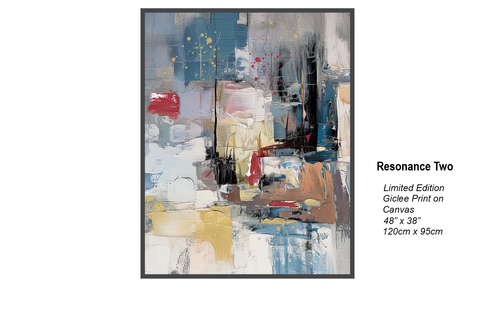 Title: Resonance Two | Contemporary Abstract Impasto Art