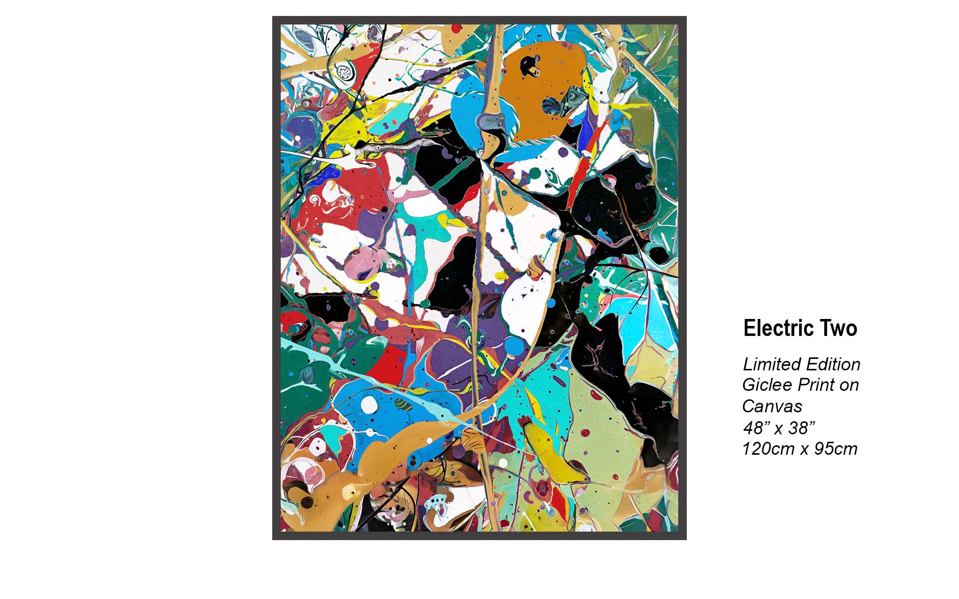 Electric Two Abstract Art | Vibrant Contemporary Wall Art