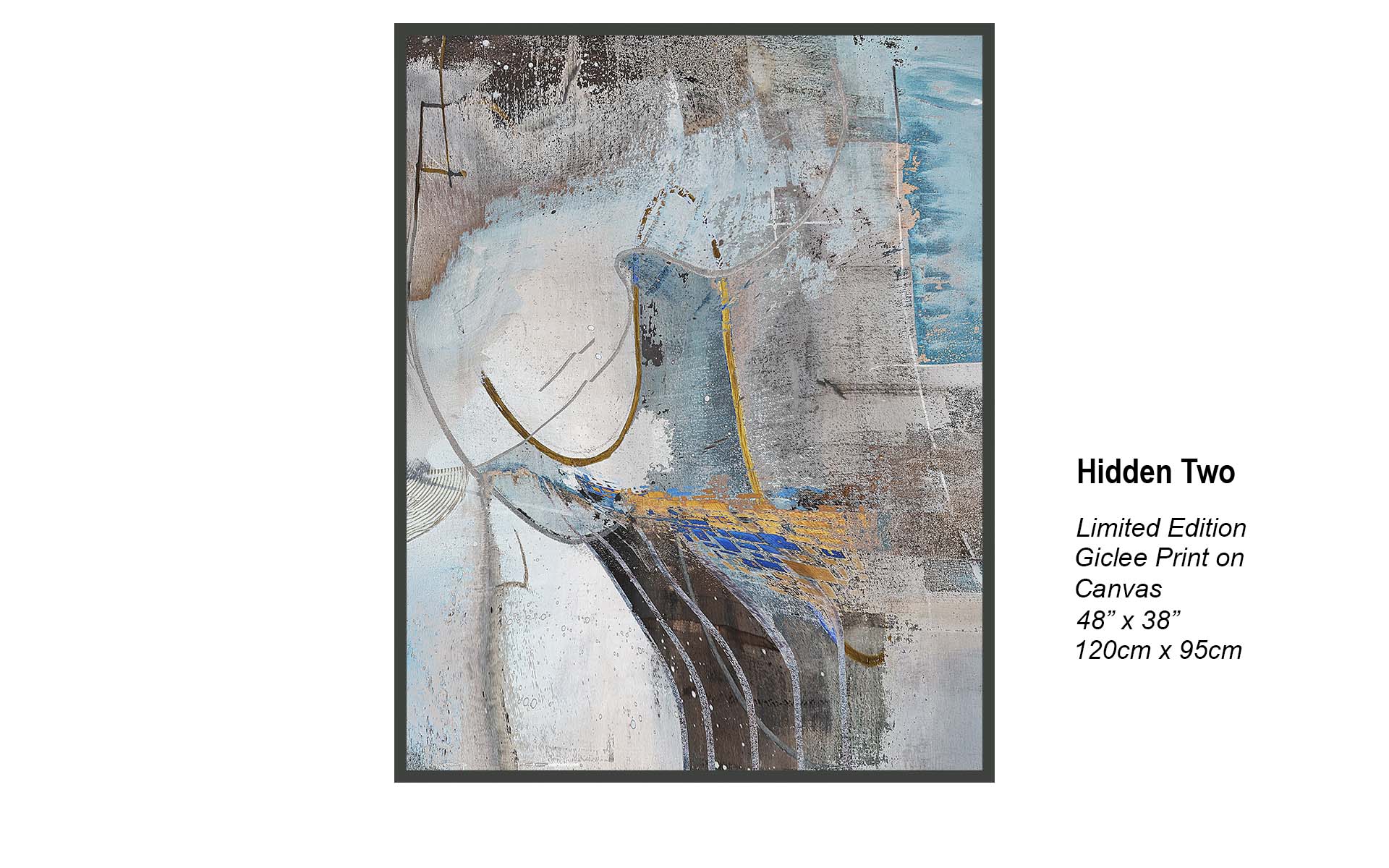 Hidden Two Abstract Painting | Contemporary Art | Studio B Originals