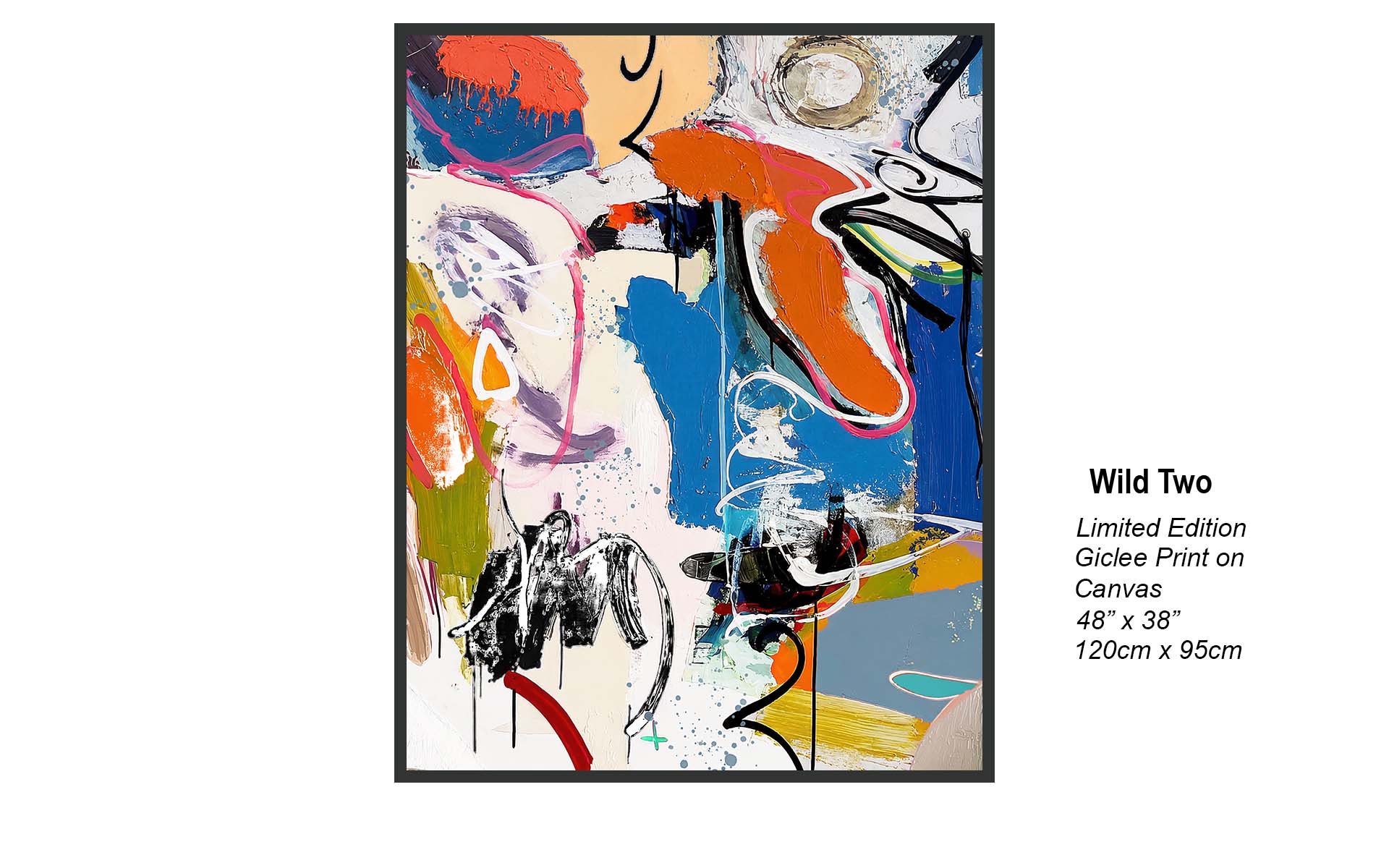Wild Two | Vibrant Contemporary Abstract Art