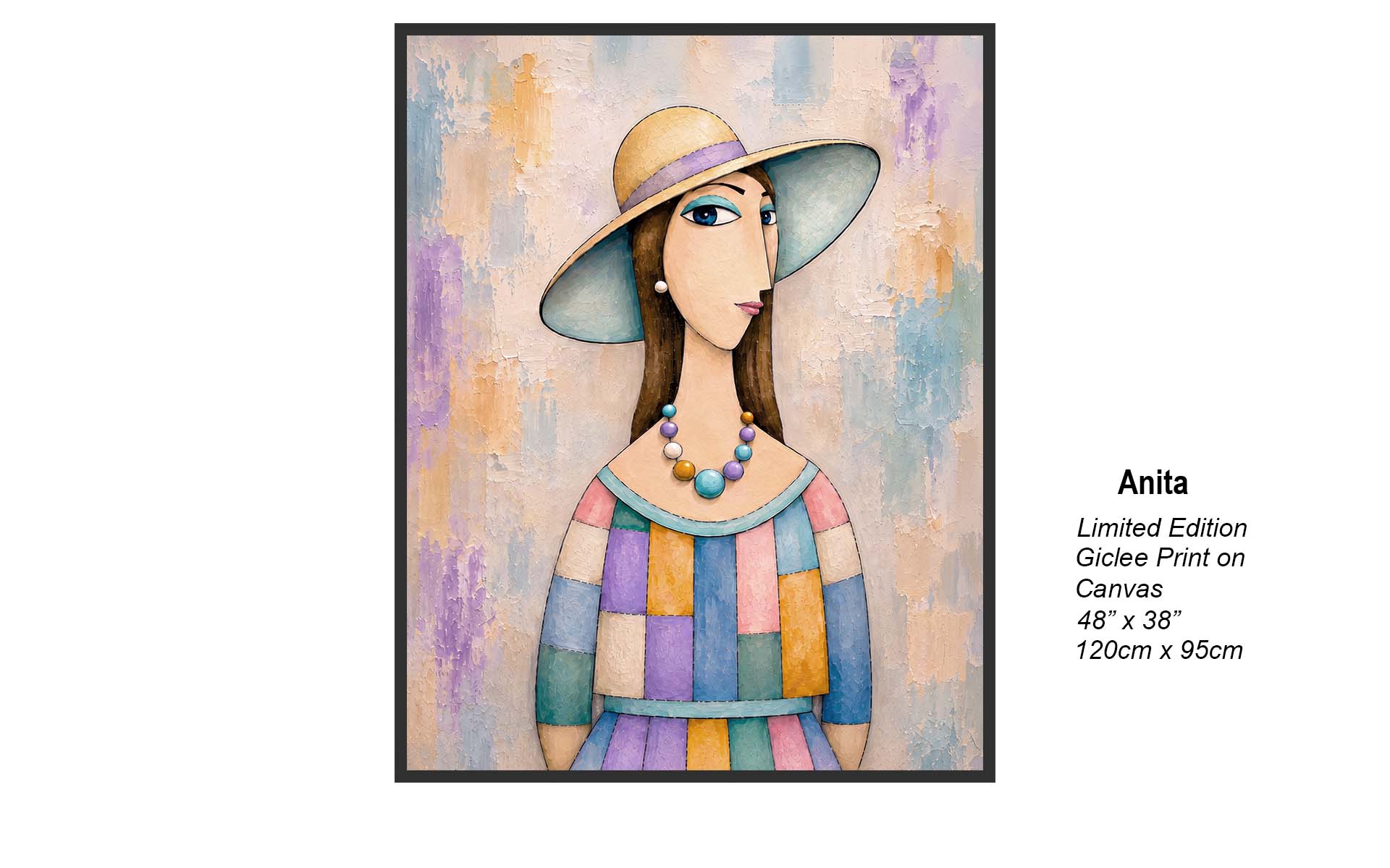 Anita – Pastel Impasto Woman | Studio B Originals