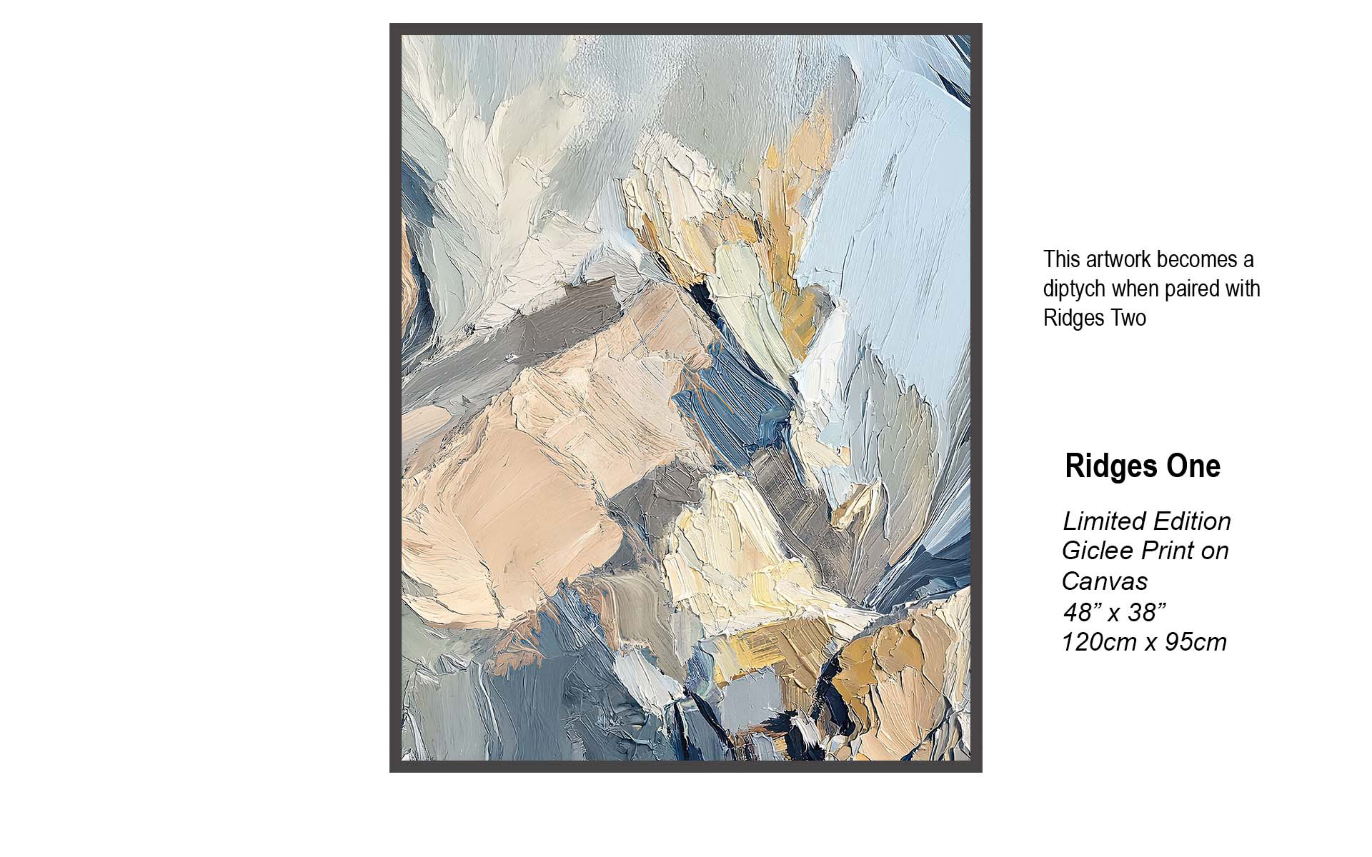 Ridges One | Abstract Textured Art | Studio B Originals