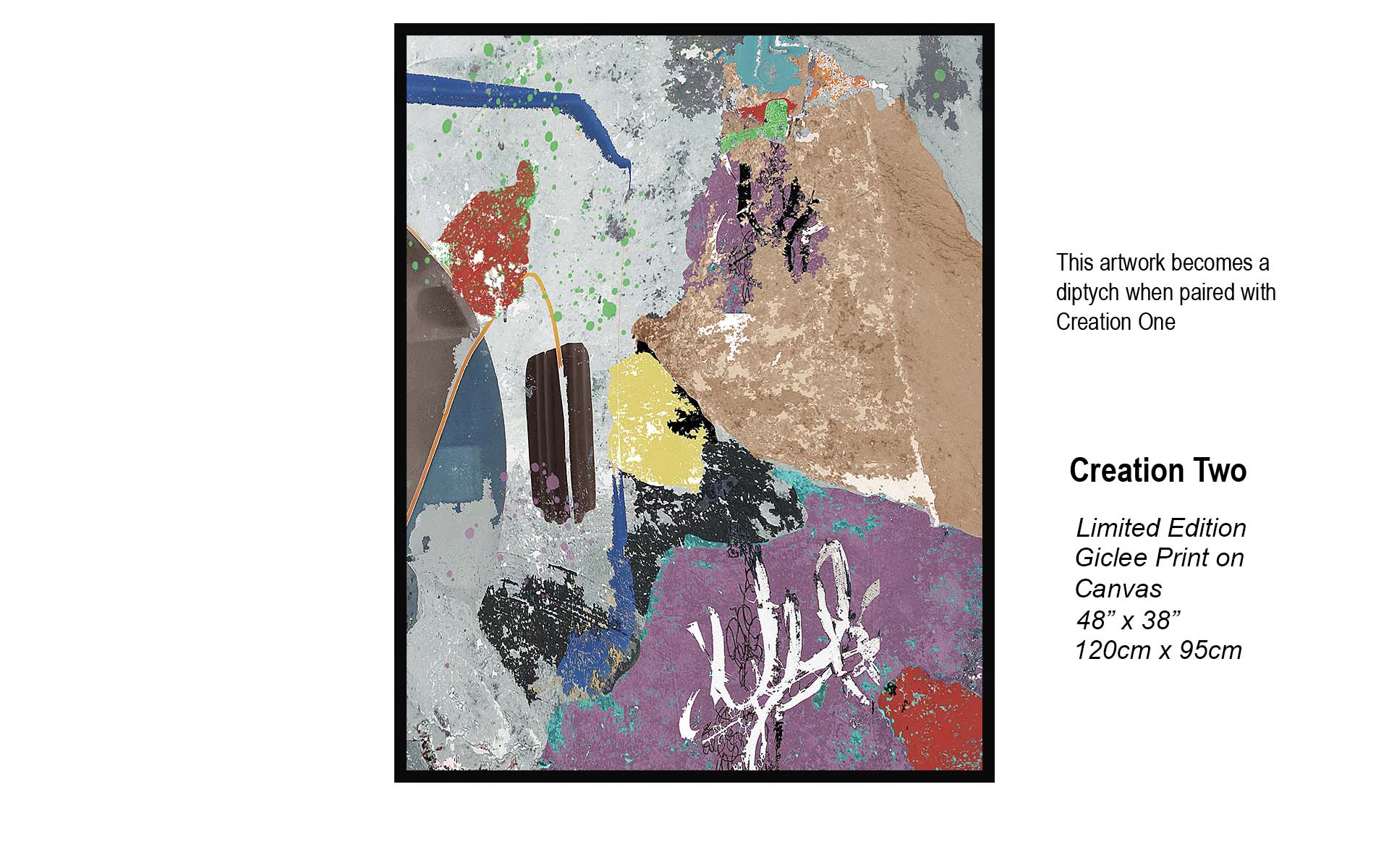 Creation Two | Contemporary Abstract Art | Studio B Originals