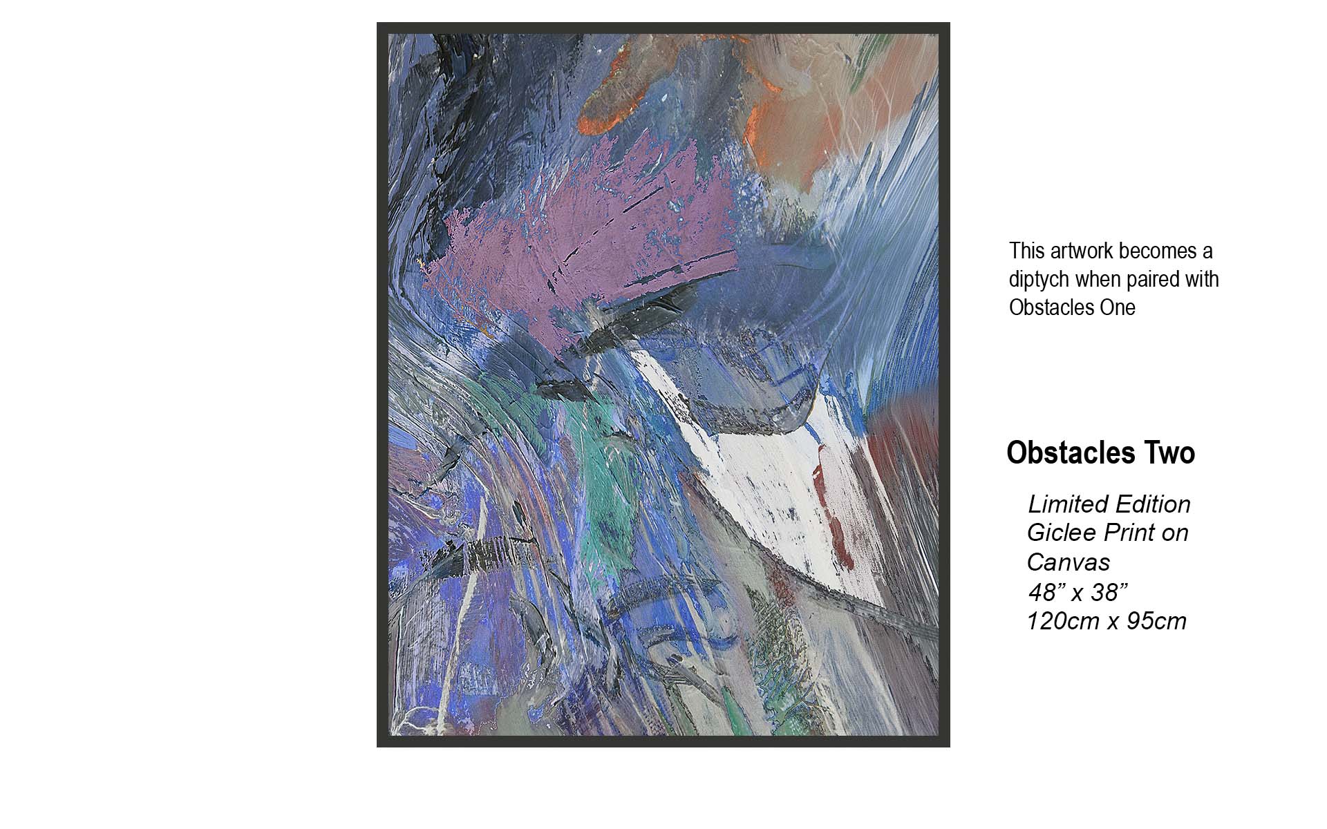 Obstacles Two – Abstract Contemporary Fine Art | Studio B Originals