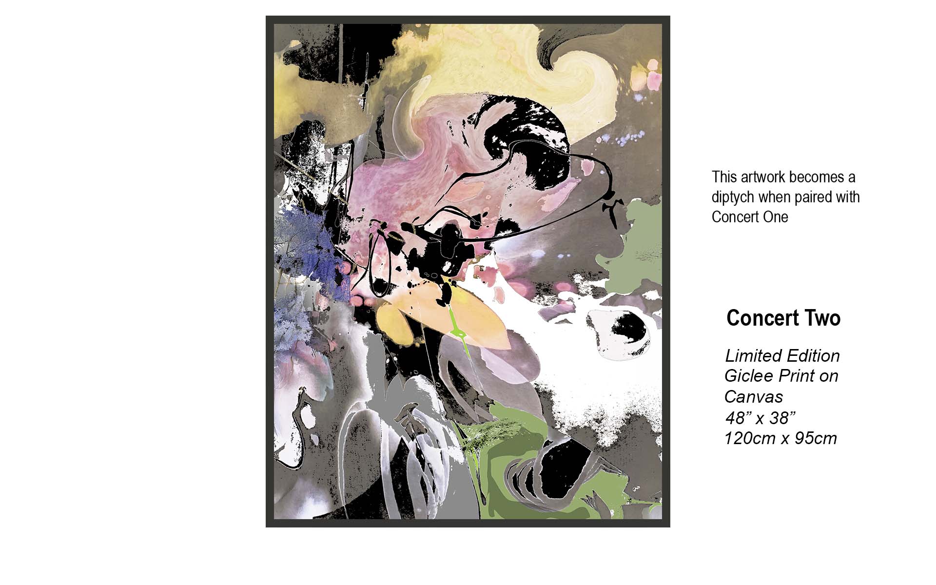 Concert Two – Contemporary Abstract Fine Art | Studio B Originals
