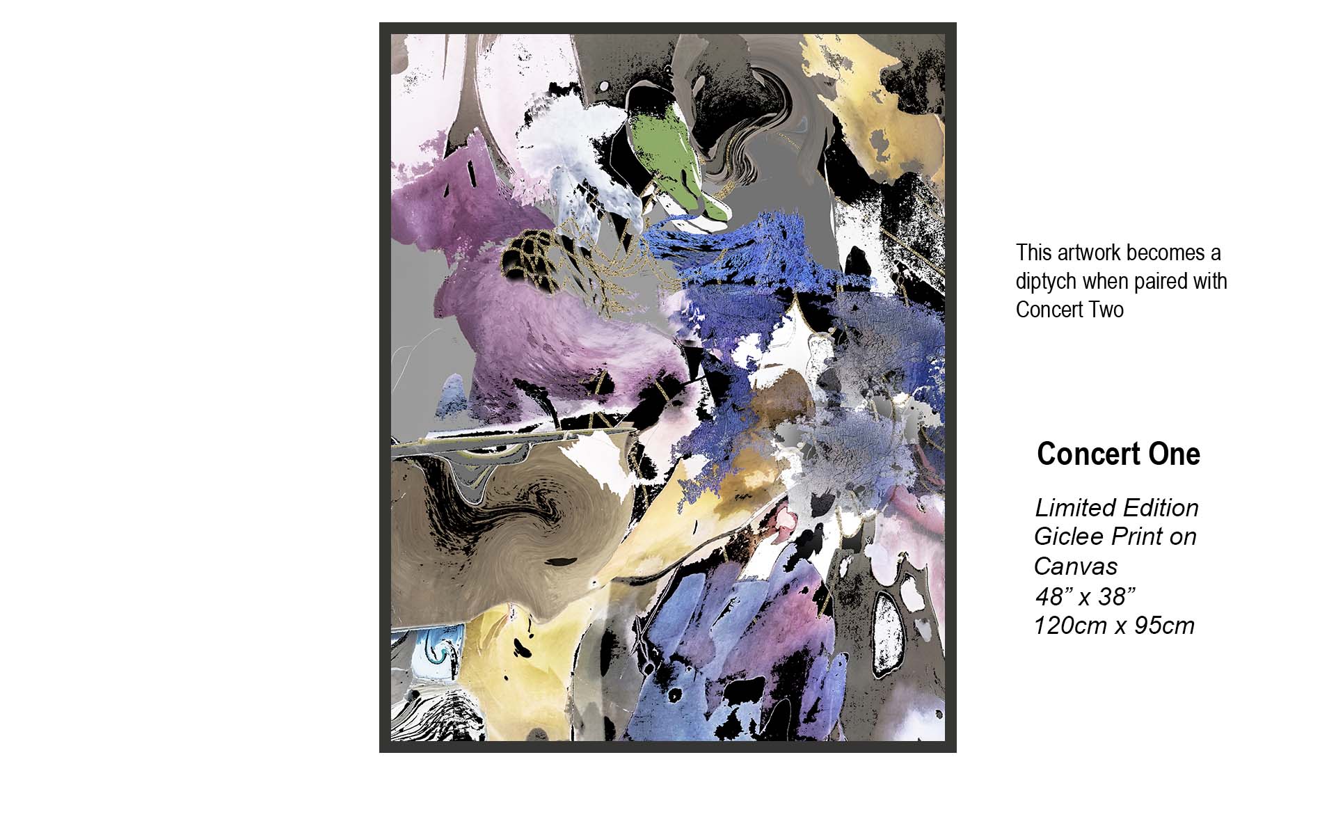 Concert One – Contemporary Abstract Fine Art | Studio B Originals