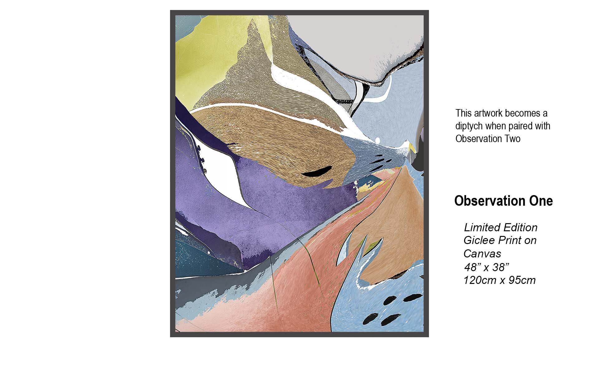 Observation One | Contemporary Abstract Art | Studio B Originals