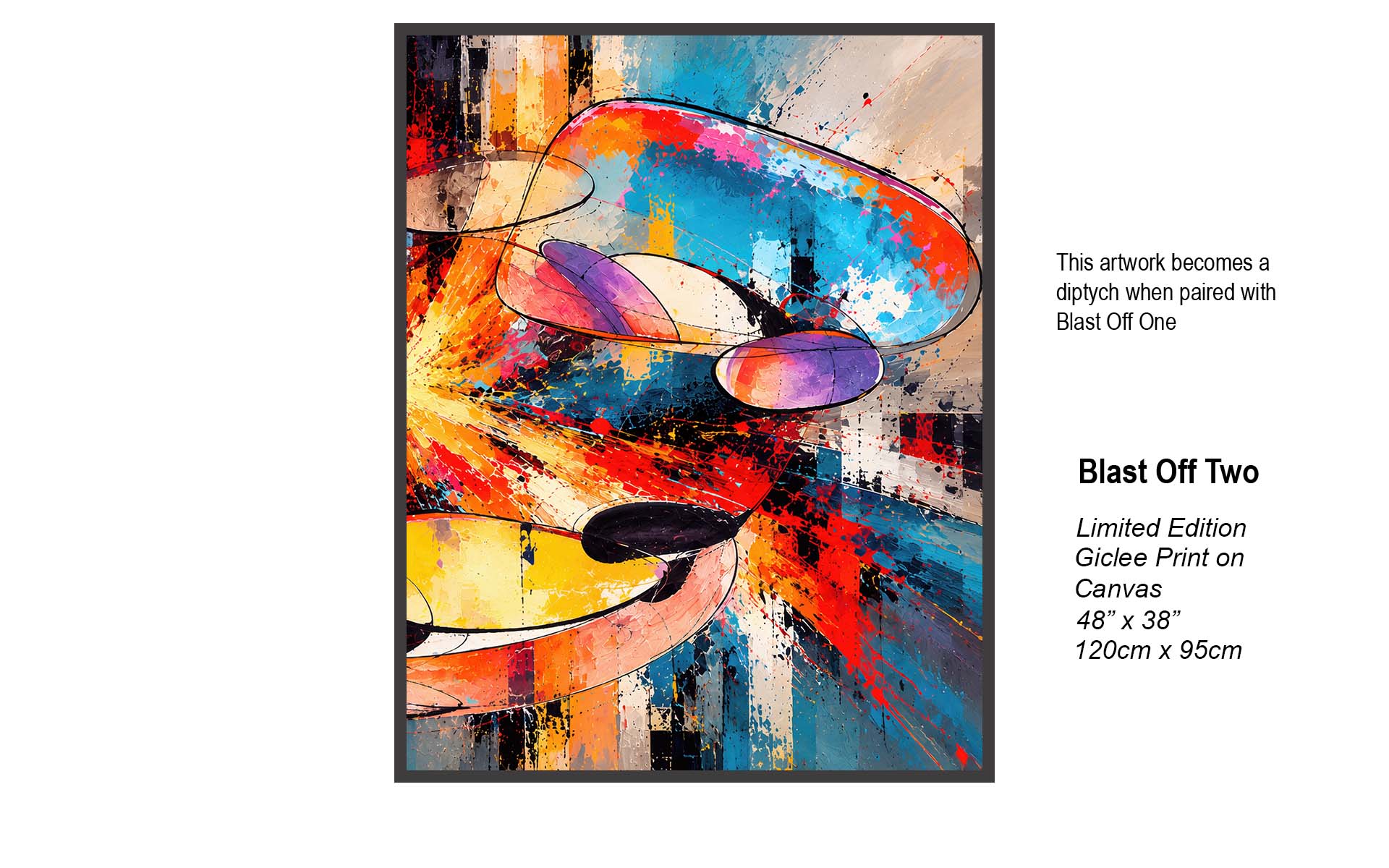 Blast Off Two | Contemporary Abstract Art