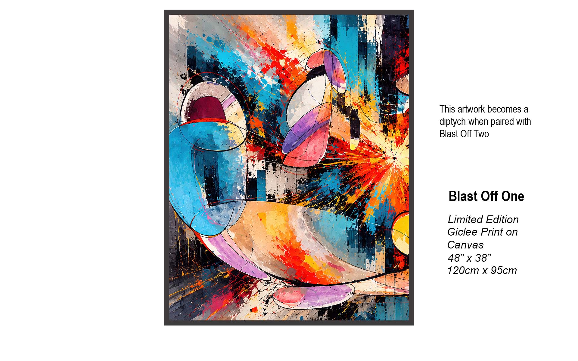 Blast Off One | Contemporary Abstract Art