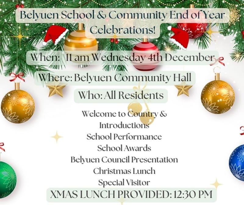 Belyuen School & Community End of Year Celebration!