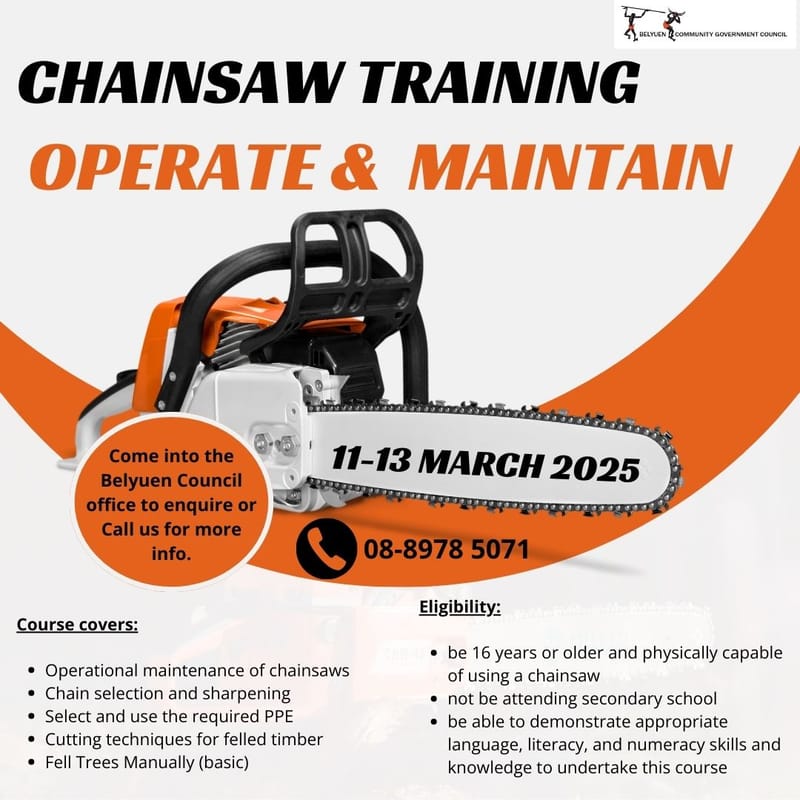 Chainsaw Training