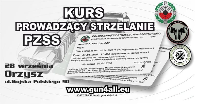Prowadzący Strzelanie kurs PZSS