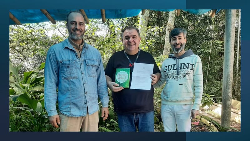 Shizen Ambiental agradece ao Parque da Previdência com doação de livro sobre Shinrin-Yoku