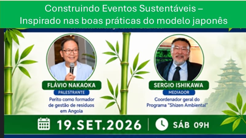 "Construindo Eventos Sustentáveis", evento organizado pelo Shizen Ambiental.