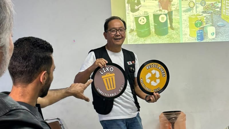 Construindo Eventos Sustentáveis, com Flávio Nakaoka, bolsista JICA.