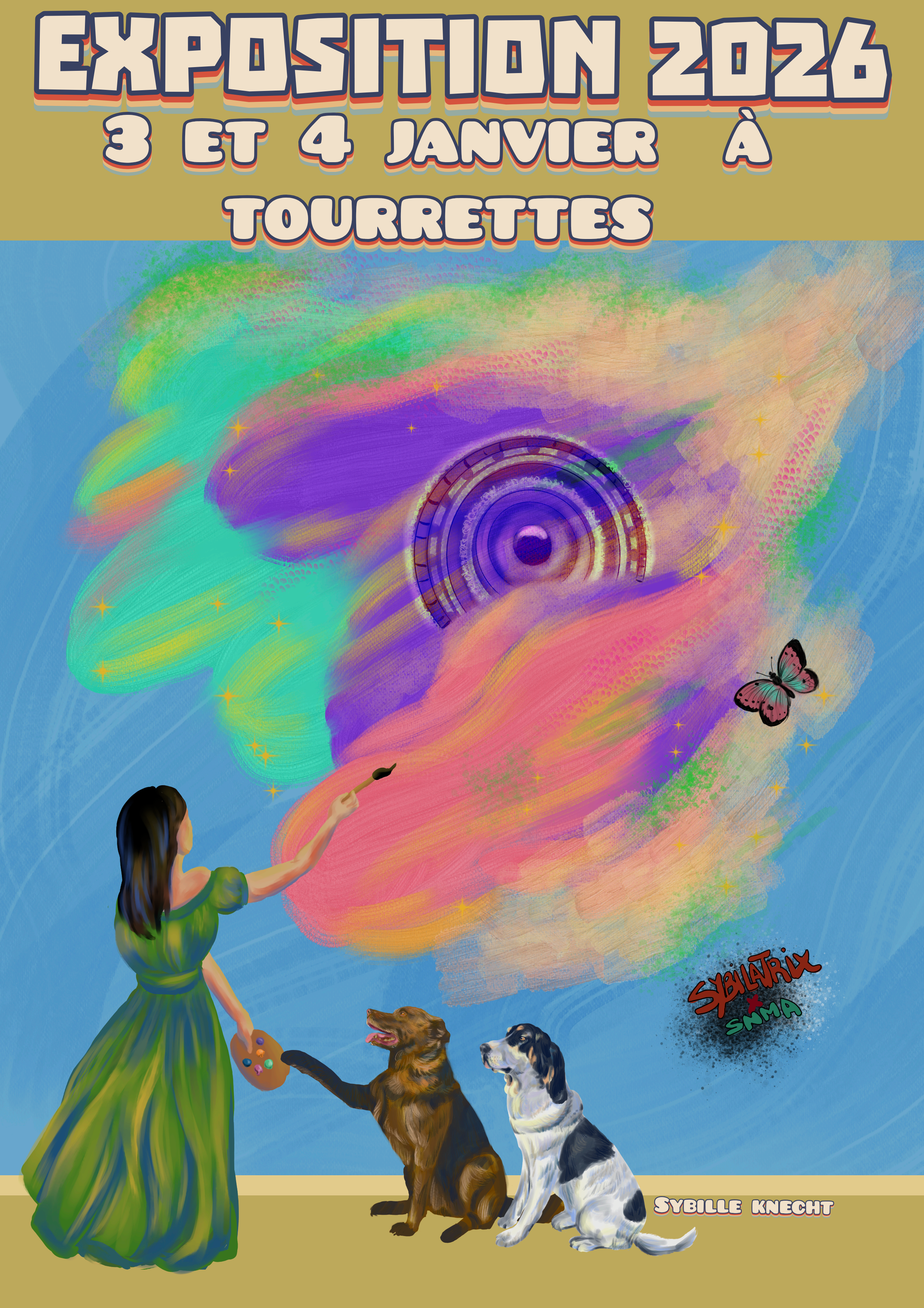 SYBILLE KNECHT EXPOSE LES 3 ET 4 JANVIER