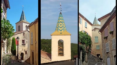 LE CLOCHER DE L'ÉGLISE DE TOURRETTES