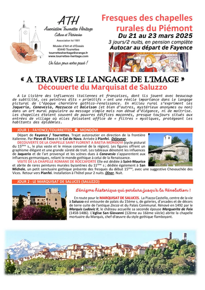 VOYAGE ATH DANS LE MARQUISAT DE SALUZZO