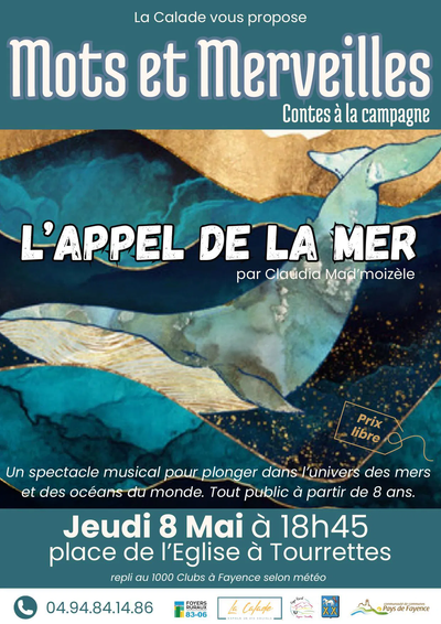 MOTS ET MERVEILLES JEUDI 8 MAI 18H45 PLACE DE L'ÉGLISE