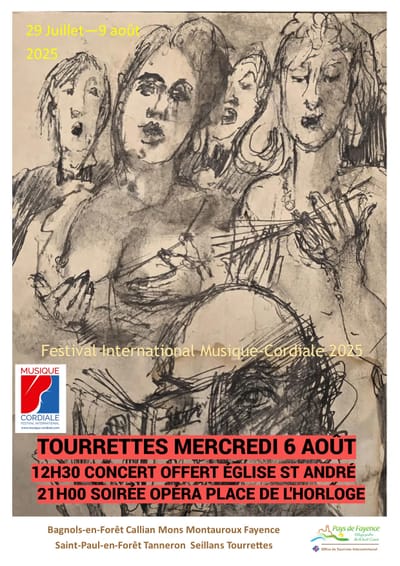 UNE SOIRÉE À L'OPÉRA LE MERCREDI 6 AOÛT 21H00 PLACE DE LA TOUR DE L'HORLOGE