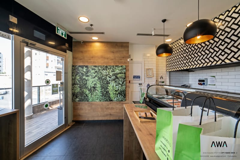 סושי אין בוקס- עיצוב מסעדת סושי