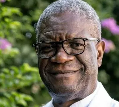 Ce 1er décembre dernier, le Dr Denis MUKWEGE, Prix Nobel de la Paix, nouveau membre de l'Académie Française des Siences Morales et Politiques.