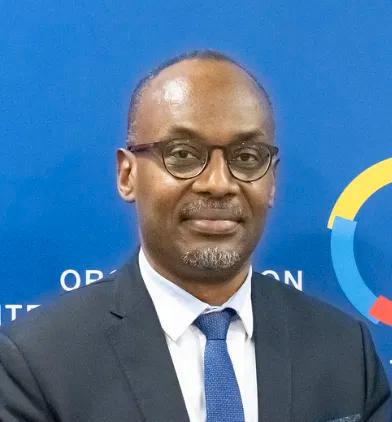 Ce 3 décembre dernier, 20ème anniversaire de la Conférence des OING de la Francophonie. Claude MUSAVYI, nouveau Président