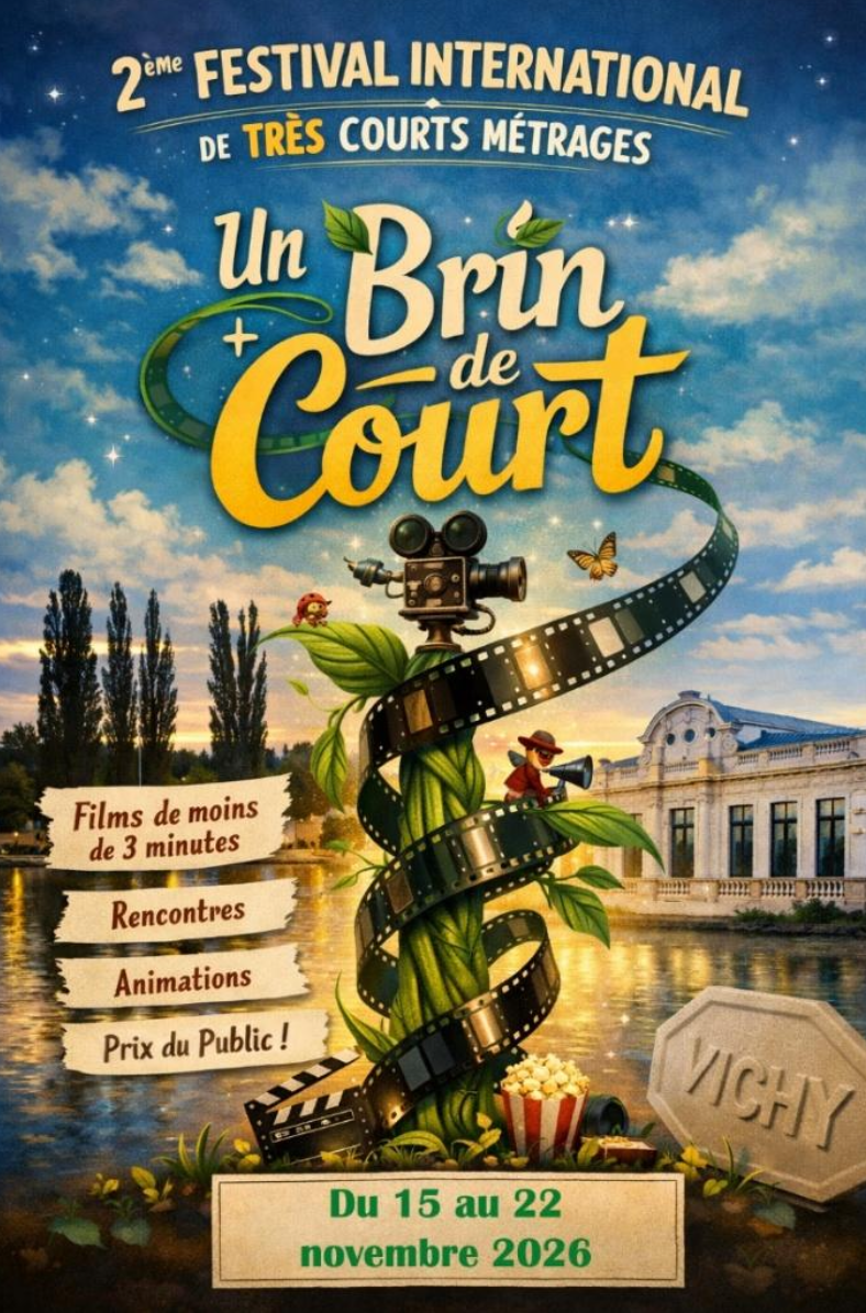 2ème festival international des très courts métrages "Un Brin de Court" à VICHY (France) du 14 au 22 novembre 2026