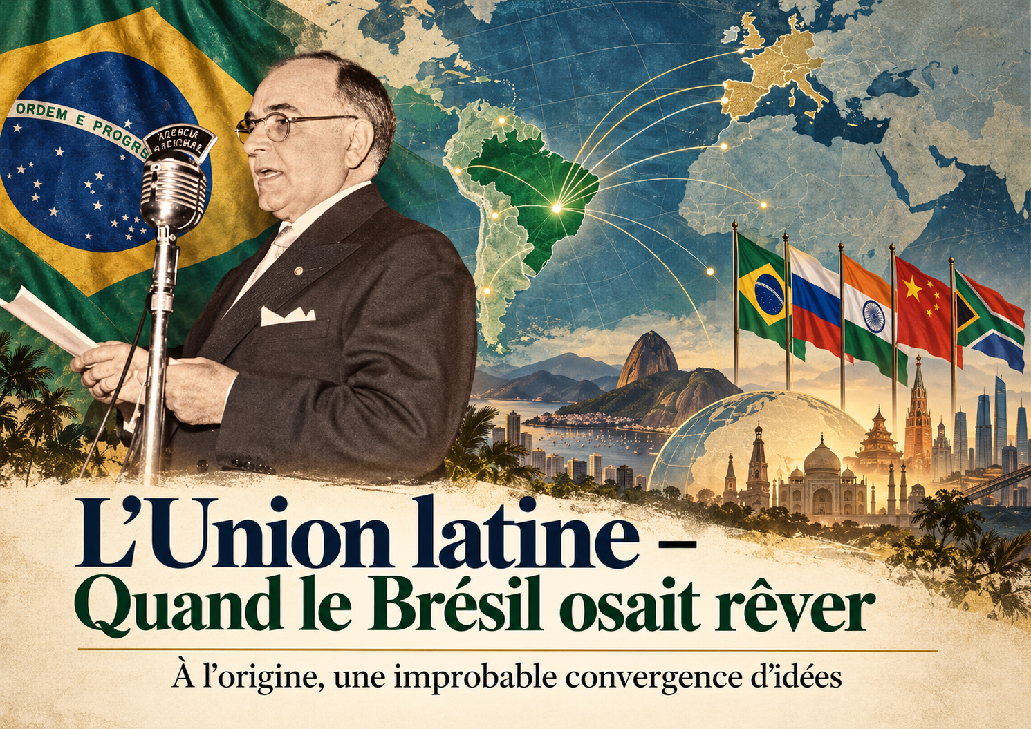L’Union latine – Quand le Brésil osait rêver. Éder FONSECA,Sao Paulo/Brésil