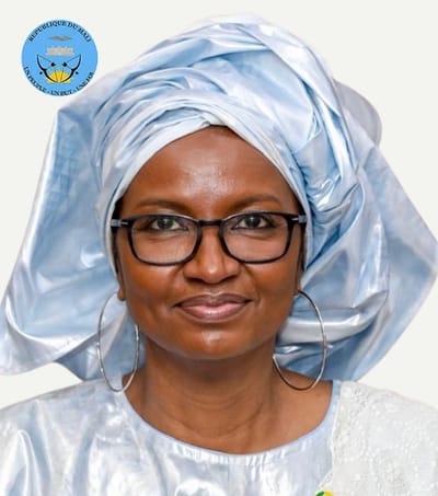 Oumou SALL SECK,  Ministre de l’Entrepreneuriat, de l’Emploi et de la Formation du MALI.