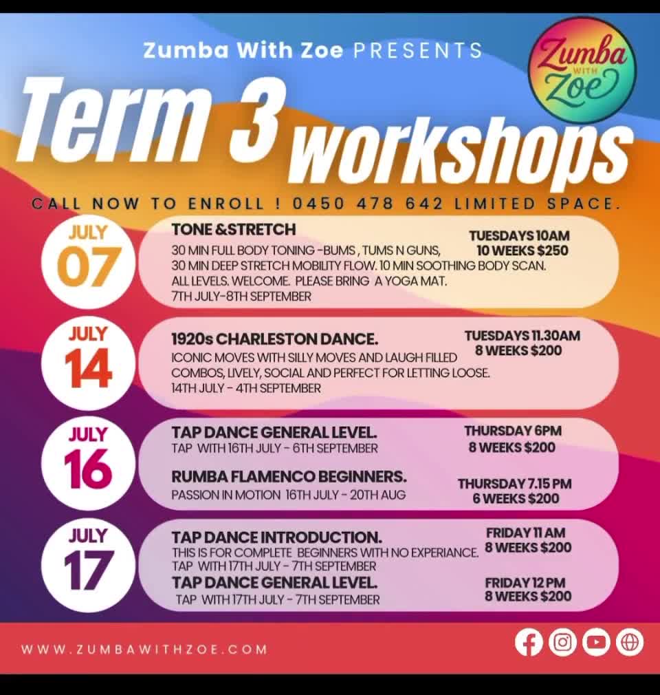Term 3 Schedule  thumbnail