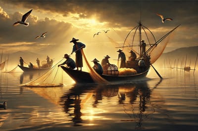 السائح والصيّادون