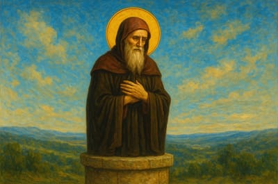 على عامود القداسة