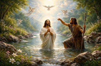 اليوم عمادِكَ يا ربّ في نهر الأردُنّ