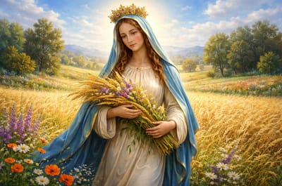 بَرَكَة الحُقول في قَلبِ العَذراء