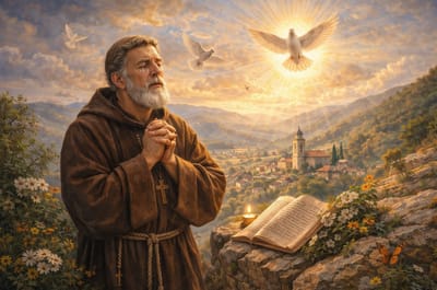 «فَلَيْسَ لَنَا هُنَا مَدِينَةٌ بَاقِيَةٌ، بَلْ نَسْعَى إِلَى ٱلْآتِيَةِ»