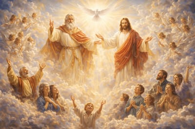 «لِأَنَّ ٱللّٰهَ ٱخْتَارَكُمْ بَاكُورَةً لِلْخَلَاصِ، بِتَقْدِيسٍ مِنَ ٱلرُّوحِ وَإِيمَانٍ بِٱلْحَقِّ»