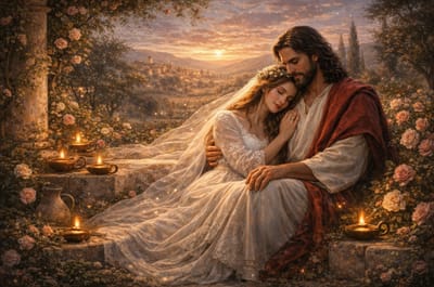 «وَكُونُوا مِثْلَ أُنَاسٍ يَنْتَظِرُونَ سَيِّدَهُمْ مَتَى يَعُودُ مِنَ العُرْسِ»