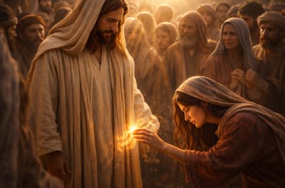 مَن لَمَسَني ؟